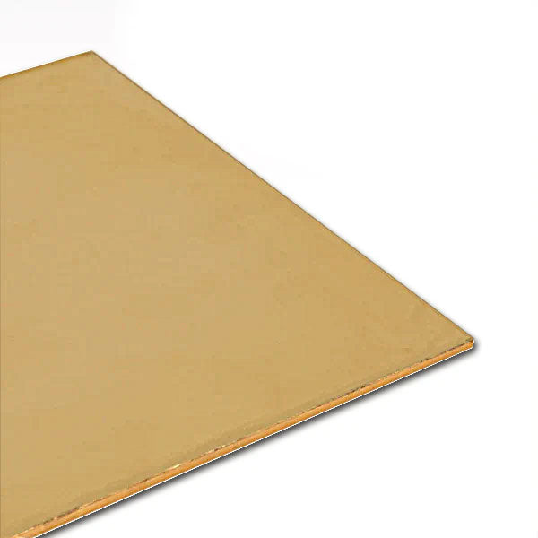 6mm Mill Finished Brass Sheet - CZ108 Grade, Excellent Formability