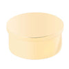 38mm Diameter Brass Flat End Cap Sleek Finial & Flange