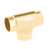 38mm Diameter Brass Flush Fittings High-Quality Flush Tee Connector for Seamless Pipe Joining