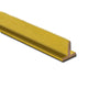 12.7mm x 12.7mm x 3.2mm (1/2" x 1/2" x 1/8") Brass T-Section - CZ130 Grade, Mill Finish