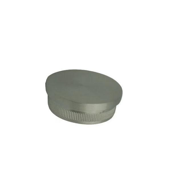 42.4mm x 2.6mm Balustrade End Cap (Radius) for 42 x 2.6mm Tube - Brushed Polished