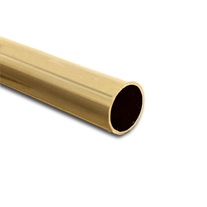 9.4mm x 1.6mm (3/8" x 16swg) Brass Tube - CZ108 Grade, Mill Finish