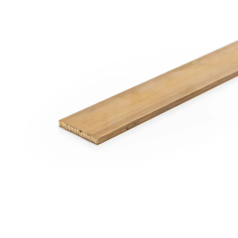 101.6mm x 38.1mm Brass Flat Bar - Linear Metre