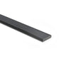 Black Mild Steel Flat Mill Finish 20mm x 5mm - Linear Metre