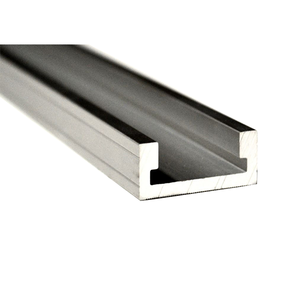 Aluminium T Track Mill Finish 15.5mm x 7.5mm x 1mm