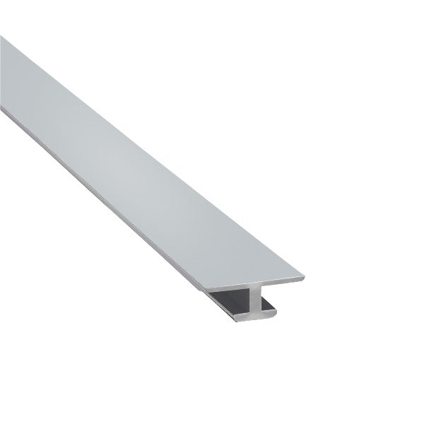 Continual Run - Anodised Aluminium Wall Board Section Satin Anodised 12.7mm (1/2")