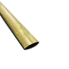 Brass Half Round Moulding Mill Finish 12.7mm x 6.3mm (1/2" x 1/4")