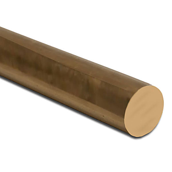 57.2mm Diameter (2.1/4") Brass Round Bar CZ121, Mill Finish, Good Corrosion Resistance, Poor Weldability, 21.77kg/m - Ideal for DIY and Engineering Projects - Linear Metre