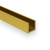 Brass Channel Mill Finish 19mm x 19mm x 3.2mm (3/4" x 3/4" x 1/8")