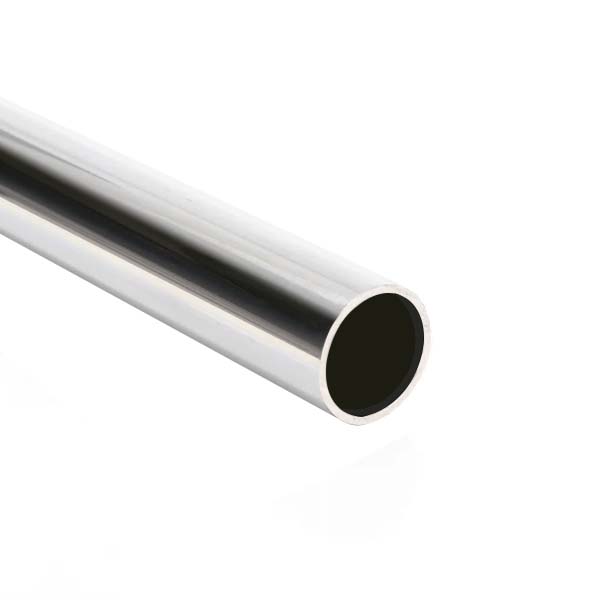 Aluminium Tube Bright Polished 76.2mm x 3.2mm (3" x 10swg)