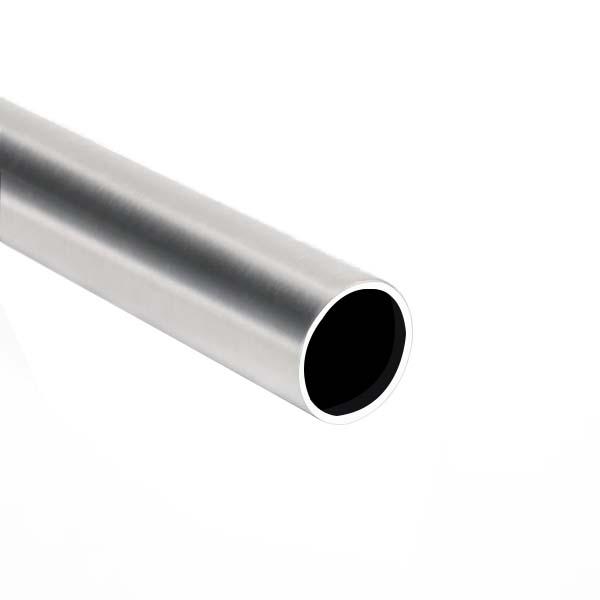 Aluminium Tube Brushed Polished 101.6mm x 1.6mm (4" x 16swg)