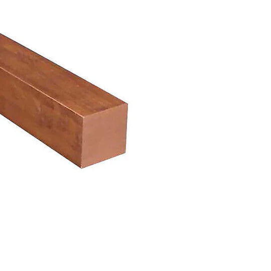 22.2mm (7/8") Copper Square Bar C101 High Conductivity Premium Grade Ideal for Electrical & Engineering Projects Durable & Corrosion Resistant - Linear Metre