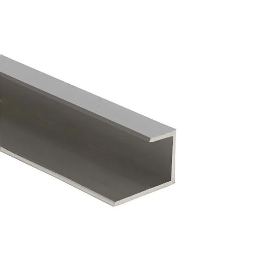 19mm (3/4") End Stop - Mill Finish Wall Board Section for Secure Installations  Durable & Reliable  Ideal for DIY Projects & Renovations