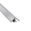 Satin Anodised Aluminium Wall Board Section - Internal Corner 15.9mm (5/8")