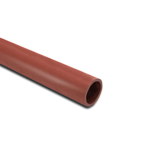 2 1/2" (65mm) NB Mild Steel Pipe - Red Oxide Coated, Heavy Duty Steel Tube for Welding, Fabrication & Construction - BS 1387 Grade, 4.78mm Wall Thickness - Linear Metre