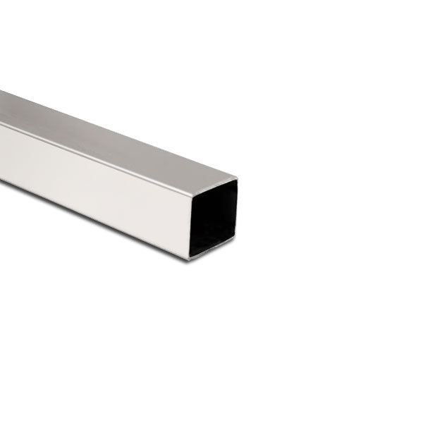 50mm x 50mm x 2mm Stainless Steel Box Section Bright Polished 304