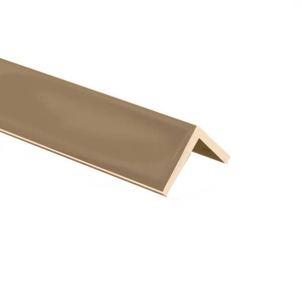 Bright Polished Brass Angle 76.2mm x 76.2mm x 6.3mm (3" x 3" x 1/4")