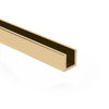 Bright Polished Brass Channel 19mm x 19mm x 3.2mm (3/4" x 3/4" x 1/8")