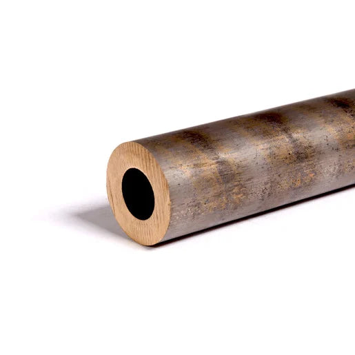 SAE660 Bronze Tube 44.45mm OD x 19mm ID | Mill Finish | 12.7mm Wall Thickness | Fair Corrosion Resistance | Poor Weldability | 12.5kg/m | High-Strength Tubing - Linear Metre