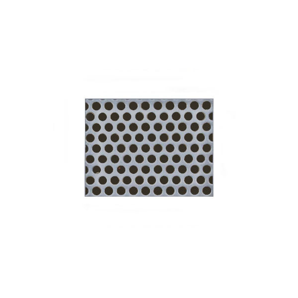 Thick Mild Steel Sheet Perforated Mill Finish 6mm hole 10mm pitch 2mm